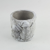 Pots à fleurs modernes, durables et écologiques en ciment pour l'intérieur et l'extérieur, pour la maison et le jardin - Directement de l'usine