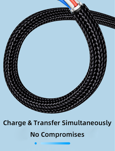 Cable de Datos Trenzado 4 en 1 de 60W, Cable de Carga Rápida Multipuerto - Product Image 4