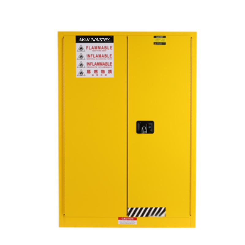 Безопасный пожарный шкаф для хранения легковоспламеняющихся химикатов, Лабораторная и медицинская мебель, инструмент для легковоспламеняющихся жидкостей, противопожарный шкаф
