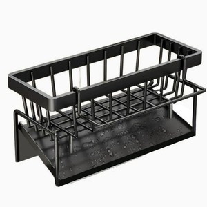 Draining <b>Rack</b> L Size Quick Dry Sink Storage <b>Dish</b> <b>Rack</b> Square Shape Kitchen Sink Organizer - Product Image 1