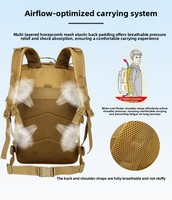 Sac à dos tactique imperméable personnalisé pour les sports de plein air, la randonnée et l'alpinisme, style sac de voyage tendance