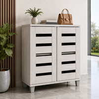 Meuble à chaussures moderne en aluminium avec panneau alvéolé, écologique et étanche, fabricant OEM