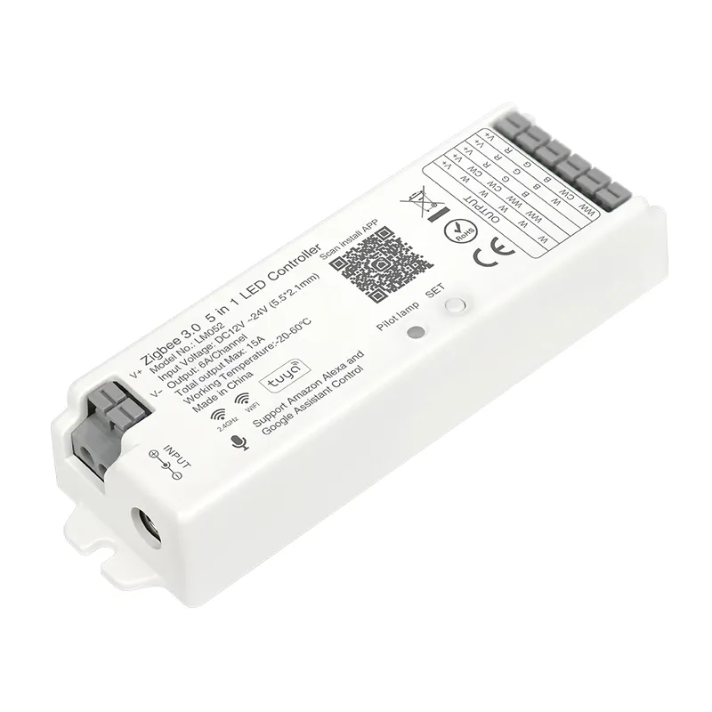 E-commerce Top Selling Rgb Remote Tuya Zigbee Led Strip Controller Work With LED Linear Lights