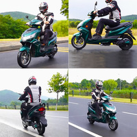 Motocicleta Eléctrica Automática CKD SKD de 12 Pulgadas, 1100/1300w, Velocidad de 60 km/h, Scooter Eléctrico con Asiento para Adultos de Alta Velocidad