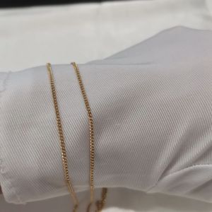 Collar Xinfly de Oro Amarillo de 18 Quilates y 1.4 mm, Estilo Cubano Miami, con Diamantes y Perlas, para Regalo de Boda o Compromiso, Estilo Punk - Product Image 5