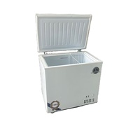 Mini-réfrigérateur coffre à porte simple, à couvercle rigide, pour usage domestique, avec fonction congélateur profond