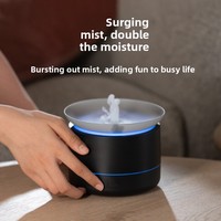 Diffuseur d'arômes ultrasonique, humidificateur d'huiles essentielles, brûleur d'encens électrique, machine à brouillard avec lumière LED colorée de nuit