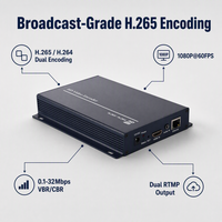 Encodeur vidéo HDMI MJPEG H.265 H.264 1080p avec codecs AAC/MP3 pour diffusion en direct