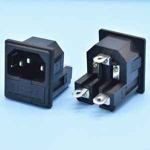 AC-02 Card-Type Panel Mounting C14 10A 250V AC <strong>Socket</strong> or AC Jack With <strong>Fuse</strong> <strong>Box</strong> - Product Image 6