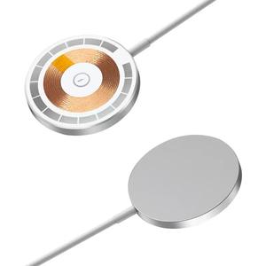 Pengisi Daya Nirkabel Cepat Ponsel Magnetik Transparan <span class=keywords><strong>2</strong></span> in 1 Desain Baru 15W Universal - Product Image 5