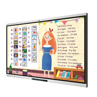 Pantalla Interactiva Inteligente de 86 Pulgadas, 4K LED IR, Android Windows, Sistema Operativo Dual, Cámara de 13MP, 1 Año de Garantía, para Salón de Conferencias