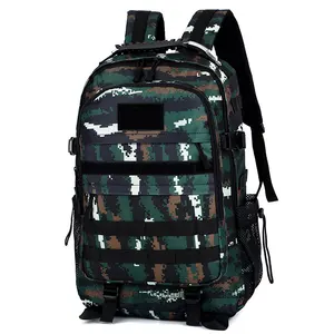 Ajoteqpt Groothandel Outdoor Camouflage Rugzak Waterdicht Nylon Doek Multifunctionele Sport Tactische Rugzak