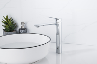Robinet de lavabo moderne et élégant pour salle de bain, accessoires de quincaillerie, économie d'eau, eau chaude et froide