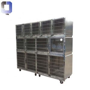 Sistema de jaula Modular de 12 puertas para JQ-S12D, foco LED y puerta de vidrio templado, jaula para exhibir animales para Hospital y cuidado doméstico - Product Image 1