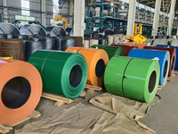 Bobina de Acero con Recubrimiento de Color de Alta Calidad PPGI, Adecuada para la Fabricación de Láminas para Techos IBR y Paneles Trapezoidales