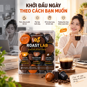 กาแฟอาราบิก้าแบบแคปซูล คอลเลคชั่น ไลท์ มีเดียม ดาร์ก โรสต์ คละรสชาติ ปราศจากน้ำตาล ปราศจากไขมัน - Product Image 5