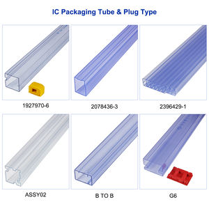 أنبوب تغليف من البولي فينيل كلوريد (<span class=keywords><strong>PVC</strong></span>) مضاد للكهرباء الساكنة ومقاوم للرطوبة للرقائق والموصلات - قابل لإعادة الاستخدام، أسعار جملة، ضمان تجاري، مقاس/لون مخصص - Product Image 3