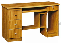 Table d'ordinateur simple et traditionnelle en MDF et mélamine, vente en gros
