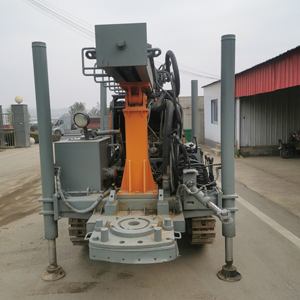 사용 된 <span class=keywords><strong>200</strong></span> 미터 깊이 시추공 드릴링 머신 유압 디젤 물 우물 장비 크롤러 우물 드릴링 장비 - Product Image 5