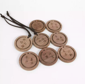 Congo Black Walnut xe khuếch tán gỗ hương thơm hương liệu thẻ hương thơm Mặt dây chuyền tủ quần áo lâu dài Cửa thoát khí xe - Product Image 4