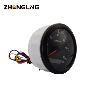 Tacômetro VDO 98mm Medidor de Nível de Combustível / Pressão de Óleo / Temperatura da Água Coulombmeter 12V 24V Peças de Reposição para Geradores da China - Product Image 2
