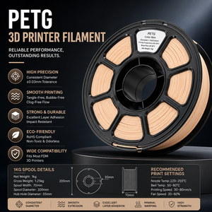   Filamento PETG de Alta Velocidad para Impresora <span class=keywords><strong>3D</strong></span>, Transparente, Rojo, Naranja, Blanco, 1.75mm, 1kg, para Bambu Lab - Product Image 1