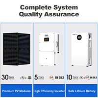 Système de stockage d'énergie domestique pour toute la maison, batterie 16 kWh, onduleur 12 kW, pour la vie hors réseau, stock américain prêt à être expédié