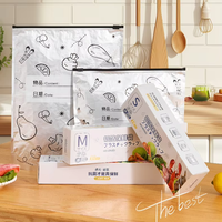Sacs d'emballage alimentaire pour la conservation des aliments, sacs en aluminium à fermeture éclair, sacs de congélation pour la viande, les fruits de mer, le poisson, le poulet, les légumes, les fruits