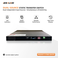 Commutateur de transfert statique IDEALPLUSING STS 220VAC 10A à double entrée avec commutation en millisecondes, haute fiabilité pour centre de données