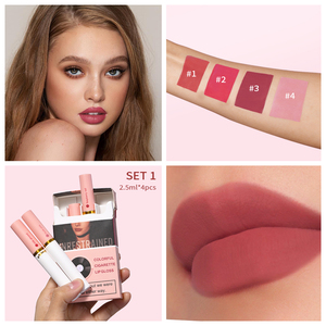 Lakerain - Juego de Maquillaje de Labios con Forma de Cigarrillo, Brillo Labial, Cosméticos Personalizados, Lápiz Labial Impermeable con Forma de Cigarrillo - Product Image 4