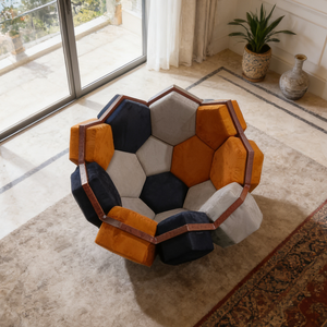 <span class=keywords><strong>Fauteuil</strong></span> d'appoint haut de gamme multicolore rembourré, canapé individuel unique style <span class=keywords><strong>patchwork</strong></span>, <span class=keywords><strong>fauteuil</strong></span> de style nordique pour hall de villa - Product Image 1