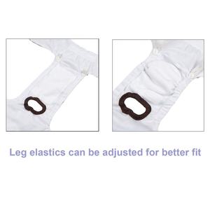 Couches lavables réutilisables <span class=keywords><strong>pour</strong></span> <span class=keywords><strong>chien</strong></span> <span class=keywords><strong>femelle</strong></span>, design tendance, bande de ventre avec plusieurs tailles - Product Image 6