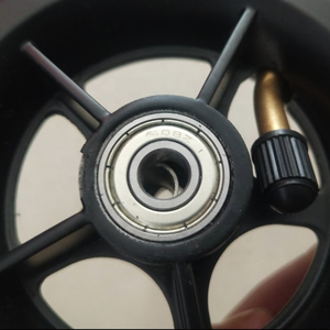 Precio de fábrica 6x1 1/4 pulgadas nueva rueda de goma neumática con llanta de aluminio para reemplazo de ruedas de carro de mano para patinete - Product Image 3