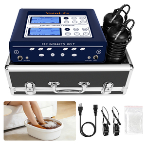 2026 Factory Sale 2 in 1 Dual Detox Ionic Foot Bath Machine LCD Screen <strong>5</strong> Detox Modes Ion Spa Device with Heating Belt Lose Weigh - Product Image 2
