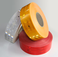 Ruban réfléchissant de qualité diamant DOT-C2 983-32, ruban de signalisation rouge/blanc pour véhicules, bateaux, panneaux