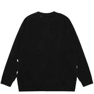 Maglione da <span class=keywords><strong>Donna</strong></span> Stile Streetwear con Motivo a Ragnatela Jacquard, Maglione Lungo Invernale Lavorato a <span class=keywords><strong>Maglia</strong></span>, Abbigliamento Femminile - Product Image 4