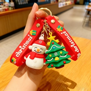 Llavero Navideño con Diseño Personalizado de Ciervo y Muñeco de Nieve, Bonito Llavero para Decoración Navideña, Venta al Por Mayor - Product Image 4