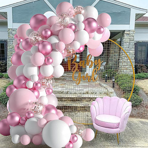 Ballon d'<span class=keywords><strong>anniversaire</strong></span> de mariage fournitures de fête d'<span class=keywords><strong>anniversaire</strong></span> ballon en latex décor enfants bébé douche <span class=keywords><strong>fille</strong></span> décor ballon rose guirlande arc <span class=keywords><strong>Kit</strong></span> - Product Image 4