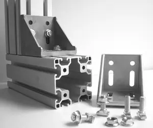 Precision CNC Industrial Aluminum Profiles 6000 Series Square-Shaped Parts Deep Cutting Manufactured Industrial Aluminum