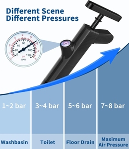 Piston de toilette à air haute pression Drain d'air Blaster gonfleur <span class=keywords><strong>pompe</strong></span> à piston <span class=keywords><strong>pour</strong></span> toilette salle de bain évier de cuisine Drain de sol déboucher - Product Image 3