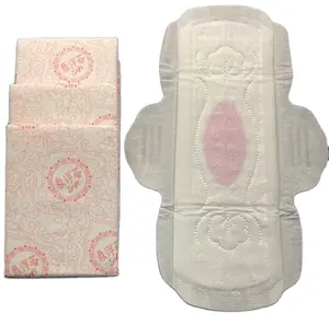 Lady Sanitary Pads Soft Coversheet Anti-Leak Side With Breathable Backsheet OEM Service