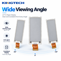 Module d'affichage E-Paper Kingtech OEM 2,9 pouces BWRY 4 couleurs (noir, blanc, rouge, jaune) 128x296 E-Ink pour la vente au détail intelligente