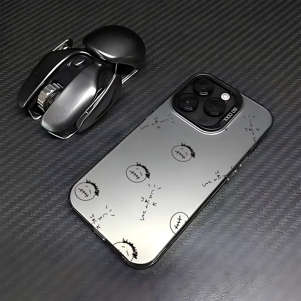 Luxury Travis Scott Cactus Jack Phone Case for IPhone 16 15 14 13 12 11 Pro  Max X XR XSMAX Plus Candy Matte Shockproof Cover