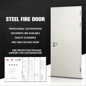 Puerta de Seguridad de Acero Inoxidable ChaoFan, Diseño Moderno, Nuevo Modelo, Resistente al Fuego, Puerta Corredera de Acero Inoxidable, Exterior Plano, a Prueba de Fuego - Product Image 5