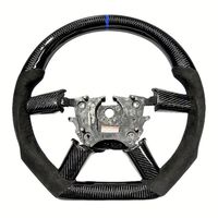 Pièces automobiles de qualité, livraison directe en une seule pièce pour Holden GTO VY, volant en fibre de carbone noire pour Holden GTO VY avec suède
