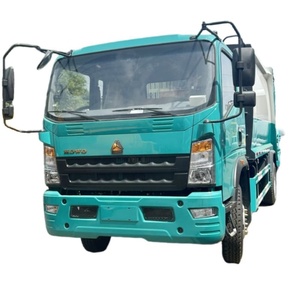 <span class=keywords><strong>Camion</strong></span> à ordures Howo 8cbm 9cbm 4*2 4*4 à compression pour le ramassage des déchets - Product Image 1