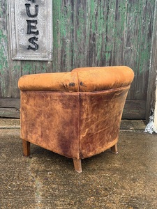 Sillón Club de Cuero de Alta Calidad, Sillón Vintage para el Hogar, Venta al por Mayor de Muebles - Product Image 3