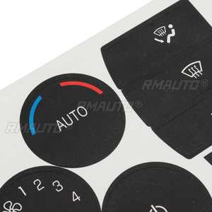 Nuevo Kit de Reparación de Botones de Aire Acondicionado para Consola Central de Coche, Pegatinas de Reparación de Botones de Control de A/C para Ford Escape Fusion - Product Image 6