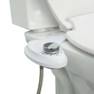 Ultra-Slanke Niet-Elektrische Koud Water Bidet Zoet Water Druk Verstelbare Handmatige Dubbele Nozzles Bidet