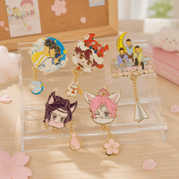 Pins en émail anime personnalisés, pin's de revers en métal à motif personnalisé avec breloque pour collection de fans, cadeau
